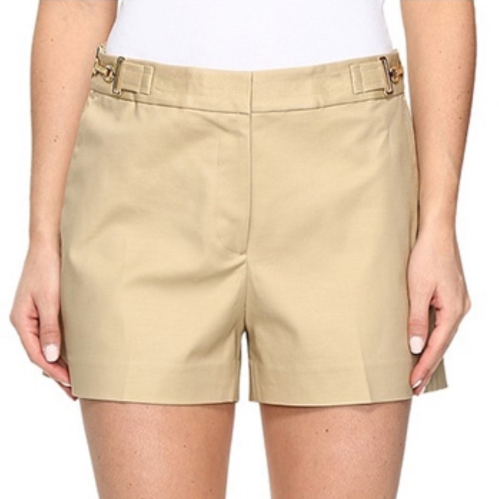 MICHAEL MK Khaki Short with Gold hardware